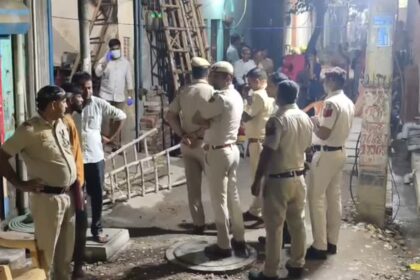 Agra Firing Case: Police investigating the Agra Firing Case after a deadly shooting attack on two brothers returning from court.