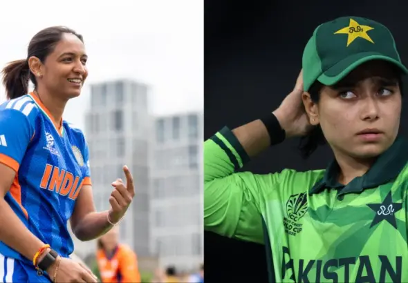 INDW vs PAKW T20 World Cup 2026 match preview featuring Harmanpreet Kaur and Fatima Sana