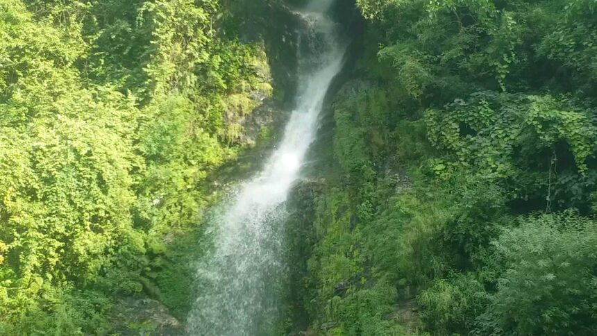 Water Springs Survey: Survey team documenting natural water springs and mountain streams in Uttarakhand as part of India's first Water Springs Survey.