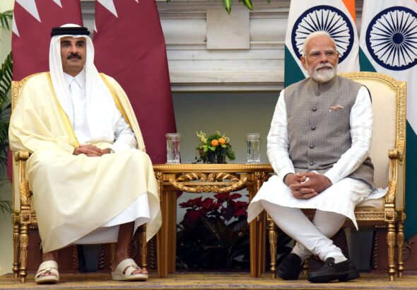 Former Qatar Emir Sheikh Hamad bin Khalifa Al Thani passes away as India announces one-day national mourning and lowers the Tricolour to half-mast.
