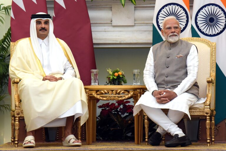 Former Qatar Emir Sheikh Hamad bin Khalifa Al Thani passes away as India announces one-day national mourning and lowers the Tricolour to half-mast.