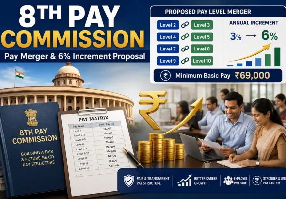 8th Pay Commission 2026 fitment factor calculation explaining expected salary hike for central government employees