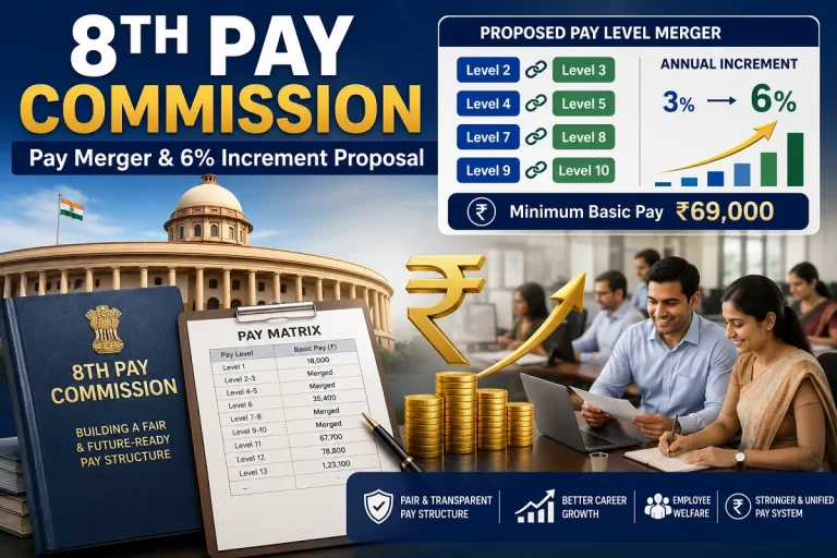 8th Pay Commission 2026 fitment factor calculation explaining expected salary hike for central government employees