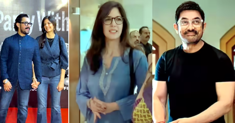 Aamir Khan Honeymoon: Aamir Khan and Gauri Spratt arriving in Australia with Azad and Quinn after their wedding for a family honeymoon । PHOTO: INSTA