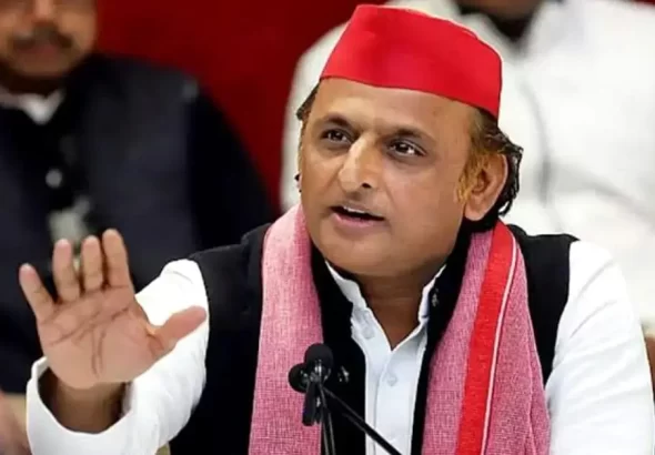Akhilesh Yadav Rath Yatra: File photo of Akhilesh Yadav addressing supporters, representing the proposed PDA Rath Yatra strategy for the 2027 Uttar Pradesh election.
