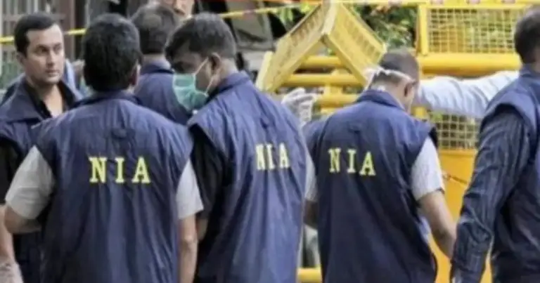 Ambala Police Station Blast Case: NIA investigation team examining evidence related to the Ambala Police Station Blast Case involving a Pakistani terrorist network and multiple accused.