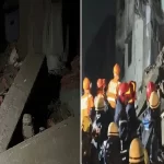 Bhiwandi Building Collapse: Rescue teams conduct operations after the building collapse in Bhiwandi. where three workers died.