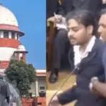 Chief Justice Surya Kant: Chief Justice Surya Kant during Supreme Court proceedings after a courtroom disruption involving a petitioner who threw papers and created a disturbance.