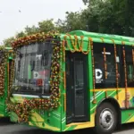 Delhi Electric Bus Expansion: New electric buses added to Delhi’s public transport fleet during the Delhi Electric Bus Expansion program alongside announcements for modern bus depots and a high-security jail project in Narela.