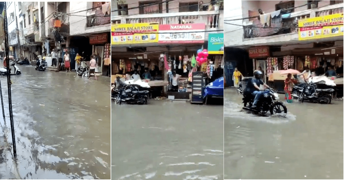 Delhi Monsoon Rain: Heavy monsoon rain causes waterlogging at Dwarka Expressway underpass and major roads across Delhi NCR, disrupting traffic.