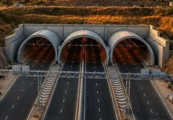 Delhi Mumbai Expressway Tunnel: India's widest 8-lane tunnel on the Delhi-Mumbai Expressway in Kota, Rajasthan, set to improve connectivity and reduce travel time between Delhi and Madhya Pradesh.