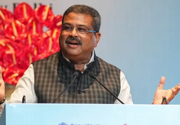 Dharmendra Pradhan resignation amid nationwide NEET protest as students continue demonstrations in New Delhi.