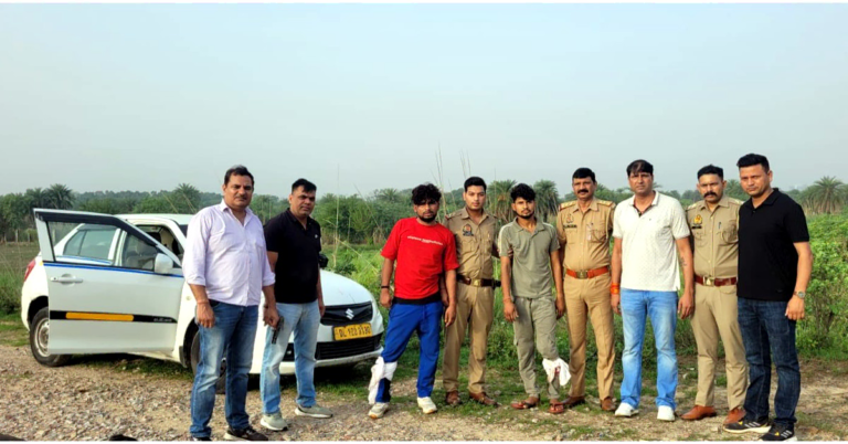 Greater Noida Loot Case: Greater Noida Police with four accused arrested in Paramount Golf Forest Society robbery case after encounter and recovery.