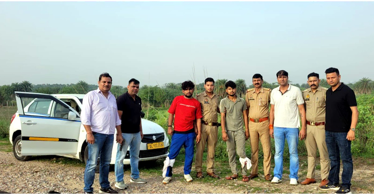 Greater Noida Loot Case: Greater Noida Police with four accused arrested in Paramount Golf Forest Society robbery case after encounter and recovery.
