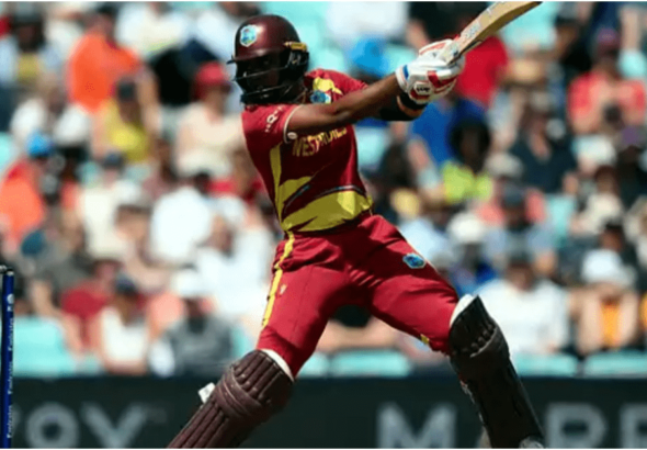 Hayley Matthews celebrates her unbeaten 159 during the West Indies Women vs Ireland Women 1st ODI at Bready.