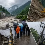 Himachal Landslide rescue operation after a taxi was buried under debris in Lahaul-Spiti, claiming 13 lives.