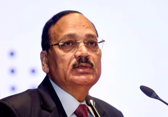 Indian Judiciary: CJI Surya Kant addressing the gathering after inaugurating the new district court parking facility in Chandigarh.