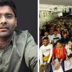 Maths teacher Abhinay Sir addressing students on Paper Leak and NTA reforms during Rahul Gandhi's Chhatron Ki Goonj programme in Dehradun.