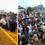 Moong Procurement: Farmers staging a peaceful protest in Bhopal demanding 100% Mung Procurement and better MSP support during the MP farmers' movement.