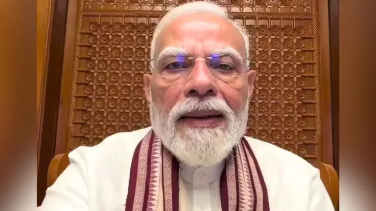 PM Modi Paper Leak Action: PM Modi addressing the nation through a video message on paper leak action, fast-track courts, and stronger laws to protect students.