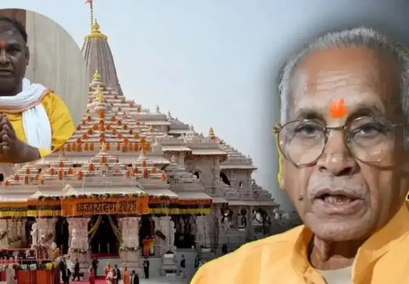Ram Mandir Donation Theft Case: Officials and trust members reviewing donation management procedures during discussions related to the Ram Mandir Donation Theft Case in Ayodhya.