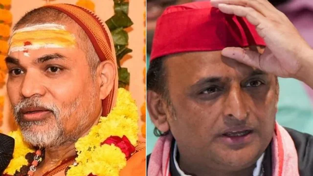 Shankaracharya Avimukteshwaranand meets Akhilesh Yadav to discuss Ram Mandir controversy, Sanatan issues, and cow protection.