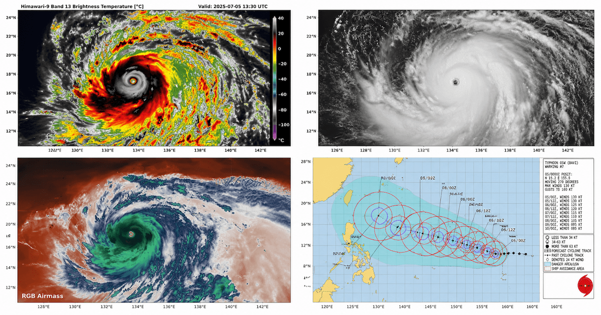 Super Typhoon Bavi: Emergency preparations in Guam as Super Typhoon Bavi approaches with destructive winds, heavy rain and dangerous storm surge.