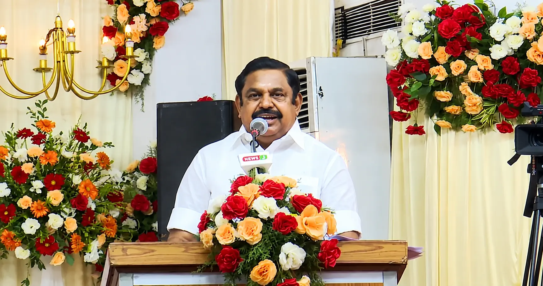 Tamil Nadu By-Election 2026: AIADMK leader Edappadi K Palaniswami with Tamil Nadu Assembly backdrop amid By-Election 2026 discussion. PHOTO ANI