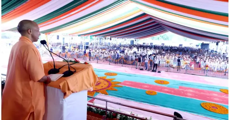 UP Development Projects 2026: CM Yogi Adityanath inaugurating development projects and distributing beneficiary certificates in Sultanpur, Pratapgarh and Prayagraj.