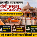 Ram Temple Donation Case: Uttar Pradesh CM Yogi Adityanath with Ayodhya Ram Temple highlighting the Ram Temple Donation Case and governance debate.