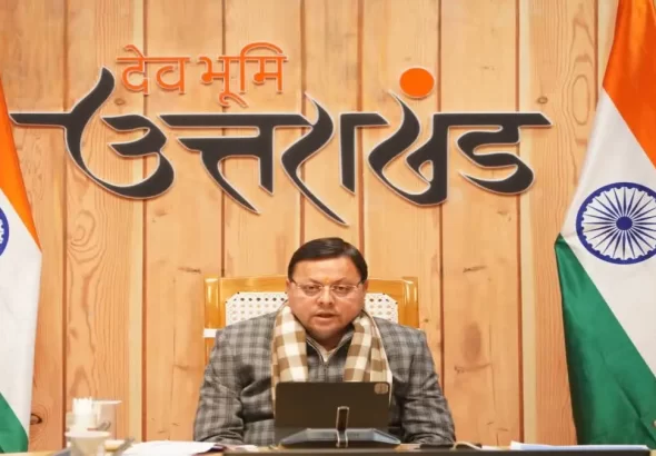 CM Pushkar Singh Dhami reviewing Uttarakhand Rain Alert as heavy rainfall continues across multiple districts