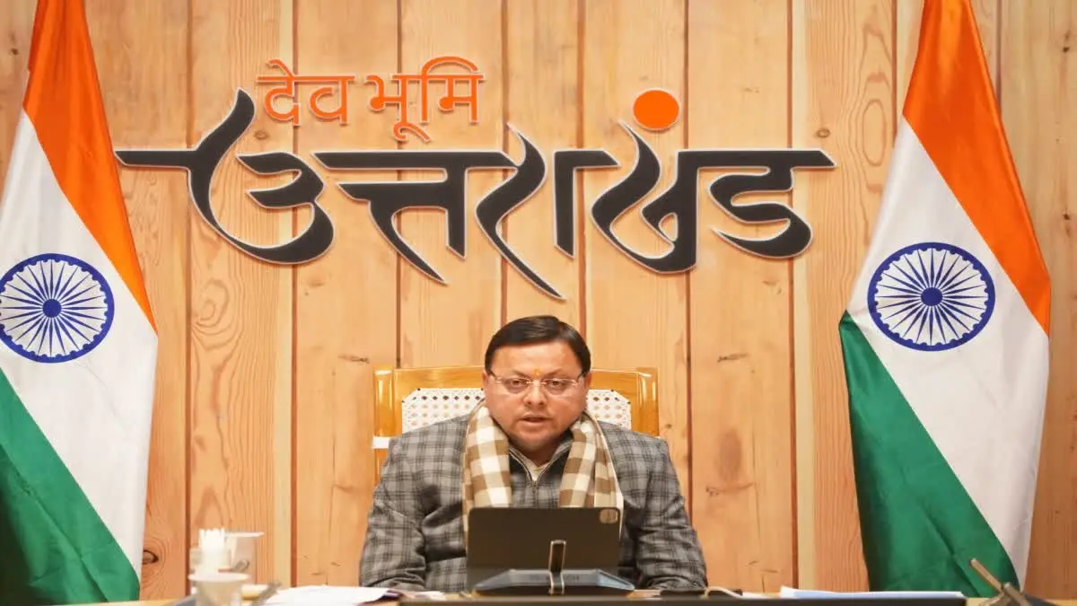 CM Pushkar Singh Dhami reviewing Uttarakhand Rain Alert as heavy rainfall continues across multiple districts