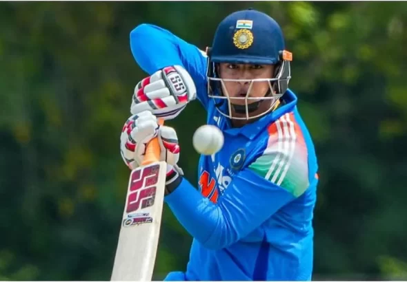 Vaibhav Sooryavanshi Record Fifty: Vaibhav Sooryavanshi celebrates his 18-ball fifty for India against Zimbabwe at Harare Sports Club on July 23, 2026.