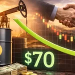 Crude Oil Price Surge: Oil refinery with crude oil storage tanks representing the government's decision to increase windfall tax on diesel and ATF.