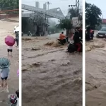Dehradun Weather: Heavy waterlogging outside IT Park on Sahastradhara Road after torrential rain under IMD Red Alert