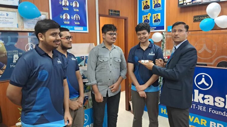 Haridwar NEET Topper Faiz Ahmad celebrating after scoring 665 marks and securing AIR 713 in the NEET exam.
