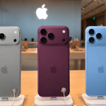 iphone 18 release date: Concept image of iPhone 18 Pro in rumored Dark Cherry finish with triple rear cameras and a smaller Dynamic Island