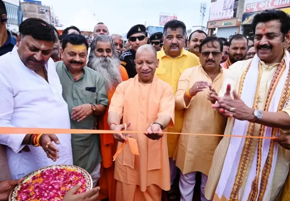 Gorakhpur Development Projects : CM Yogi inaugurating Gorakhpur Development Projects including the six-lane Transport Nagar-Padleganj flyover