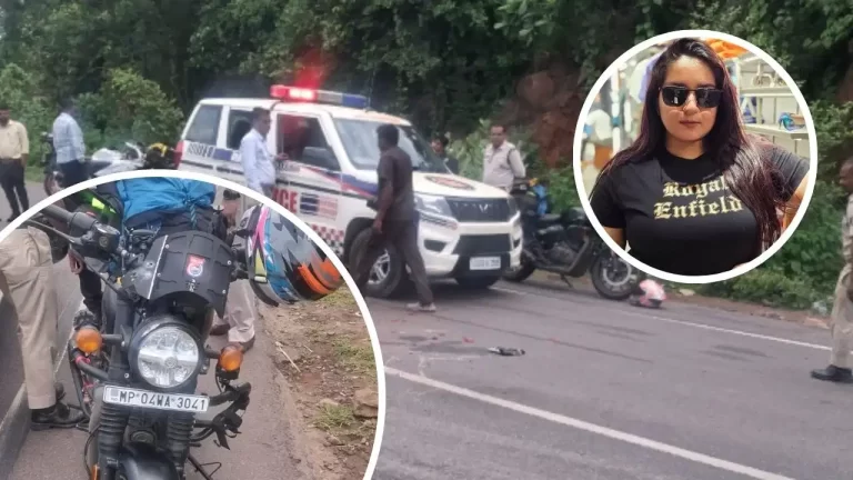 Bastar bike ride accident near Markatola Ghat in Dhamtari kills 24-year-old rider Riddhi Thakkar