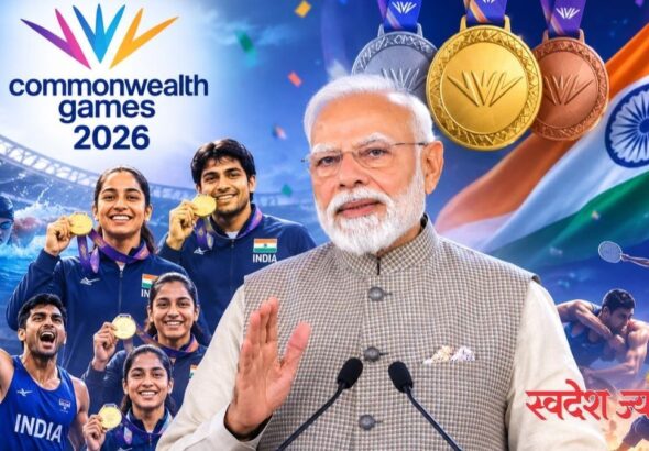 PM Modi meets India’s CWG 2026 medal winners after 39-medal performance in Glasgow