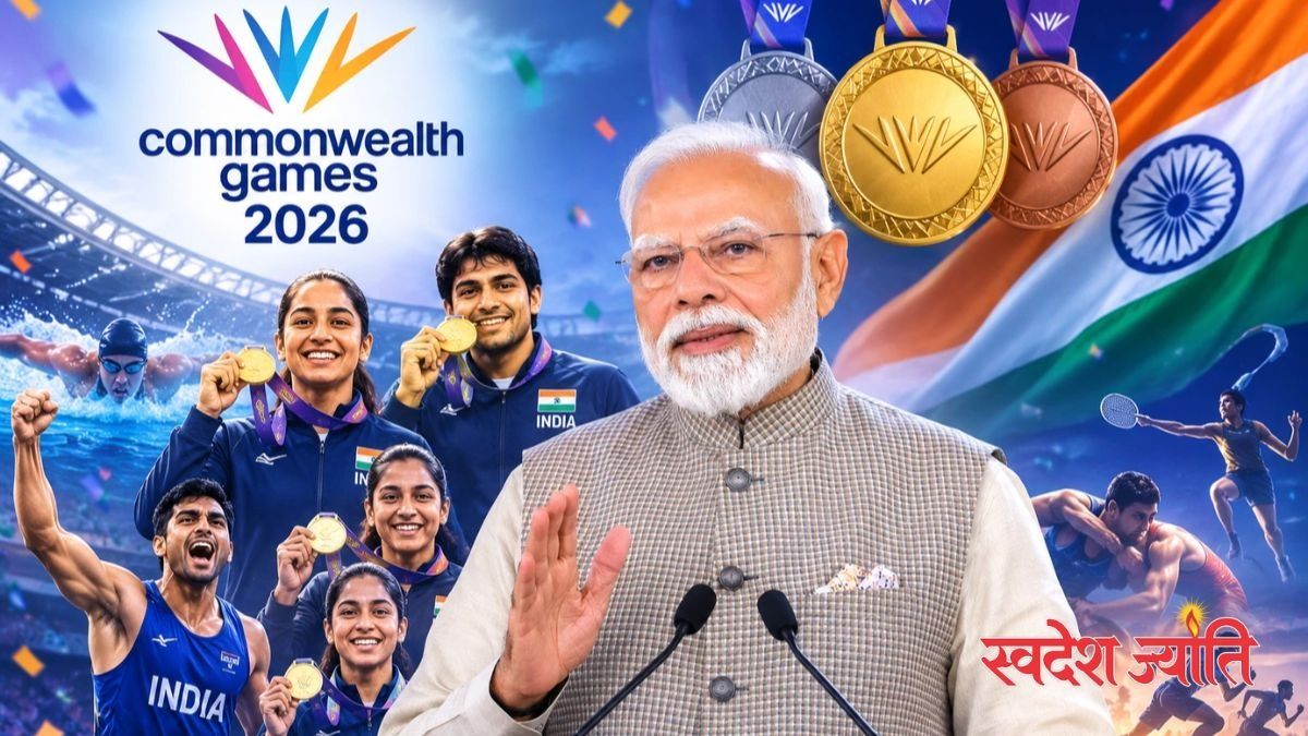 PM Modi meets India’s CWG 2026 medal winners after 39-medal performance in Glasgow