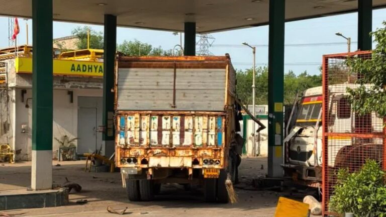 Delhi CNG pump blast in Tikri Kalan during CNG gas refilling from a truck