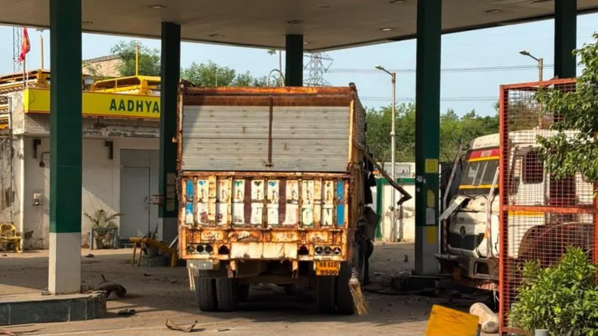Delhi CNG pump blast in Tikri Kalan during CNG gas refilling from a truck