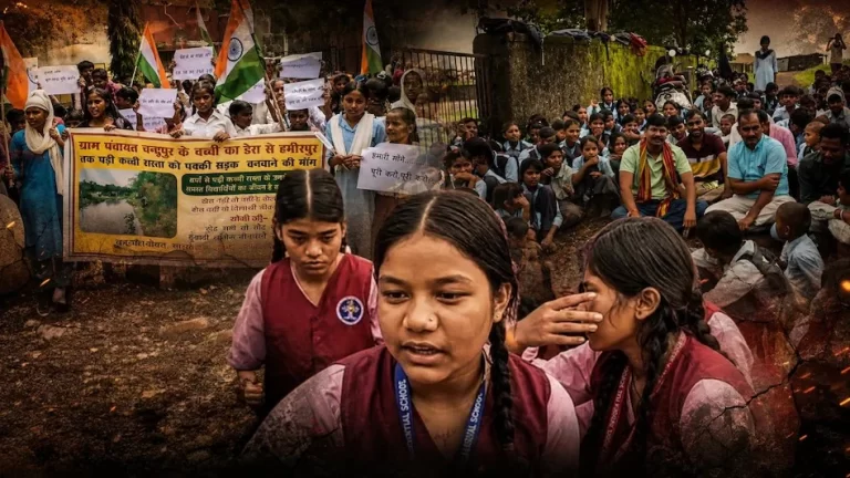 Gen Alpha Protest Bhopal: 300-400 students protest proposed DMS-KV merger