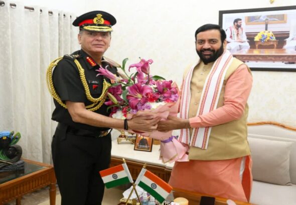 General Dheeraj Seth Haryana CM Meeting Nayab Singh Saini over Agniveer employment and security issues