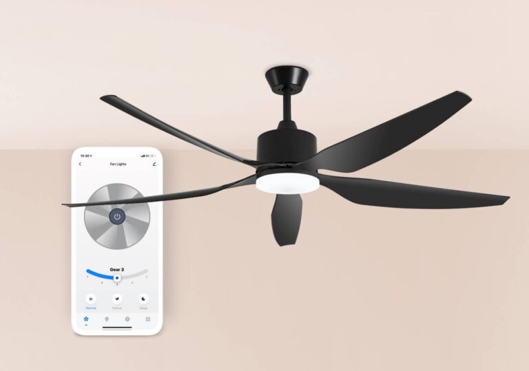 Hybrid Ceiling Fan with BLDC motor, low power consumption and inverter backup
