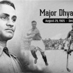 Major Dhyan Chand playing hockey and India winning Olympic gold