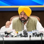 Bhagwant Mann addressing a public gathering in Jalandhar about Punjab free electricity scheme