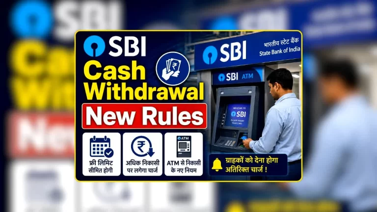 SBI New Cash Withdrawal Rules for BSBD account holders from October 1 2026