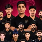 Anmolpreet Singh celebrates his 133-run knock in Sher-E-Punjab T20 League 2026